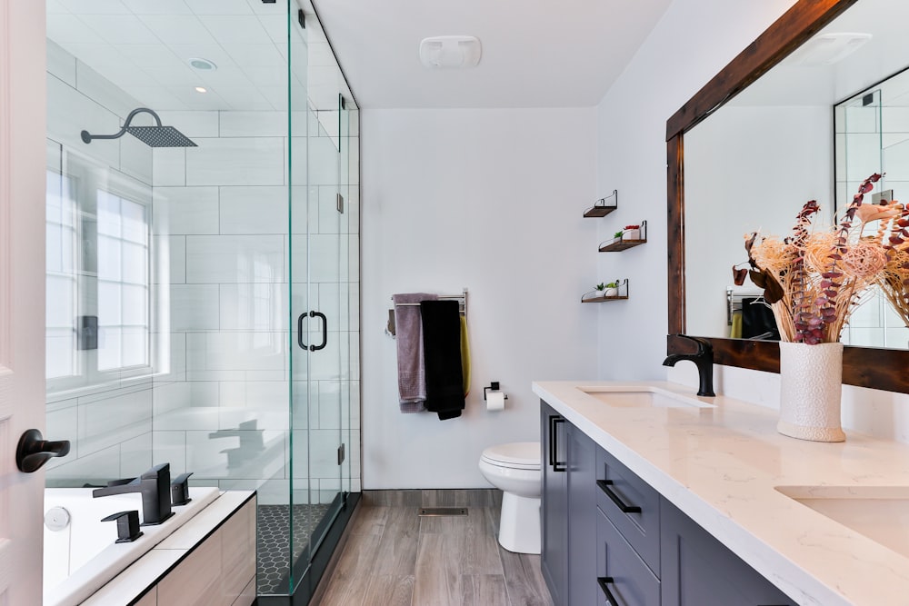 Clean bathroom